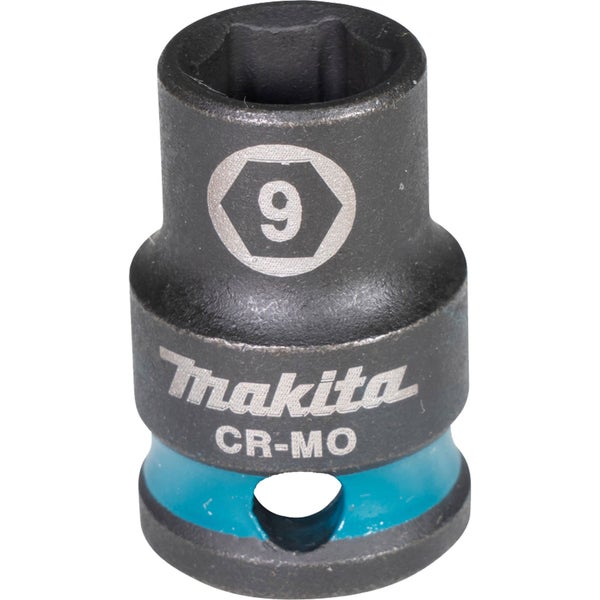 Makita E-15908 Steckschlüssel 3/8 SW9 Impact Black kurz