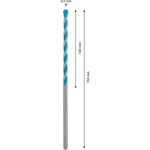 Bosch Expert CYL-9 MultiConstruction Bohrer 5,5 x 100 x 150 mm - 2608900610