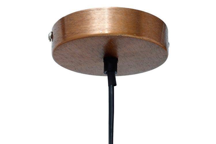 Minimalistische Hängelampe aus Kupfer 33 cm | Wohnzimmer Esszimmer Leuchte