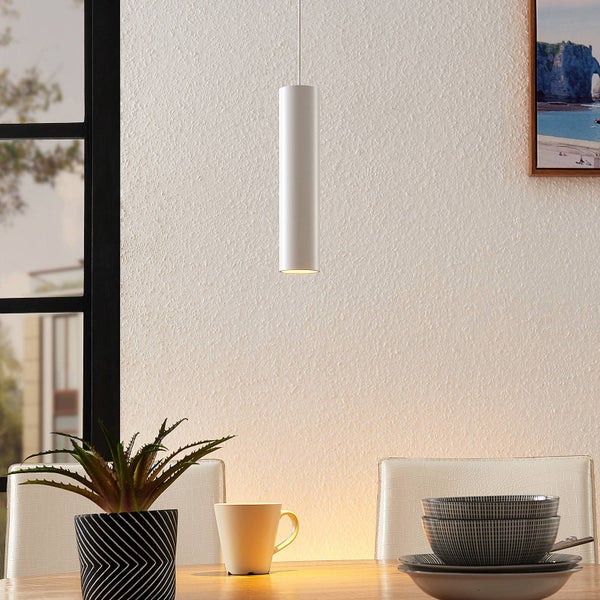 Arcchio Pendelleuchte Ejona (Modern) in Weiß aus Aluminium (1 flammig, GU10) - Deckenlampe Esstischlampe Hängelampe Hängeleuchte Flurleuchte