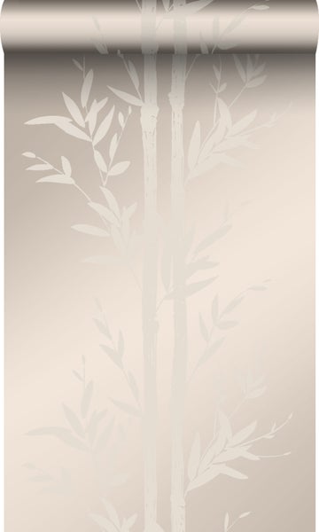 Origin Wallcoverings Tapete Bambusmuster Silber - 53 cm x 10,05 m - 345751