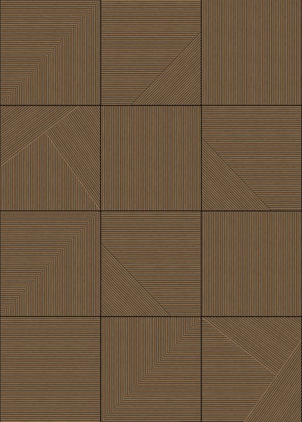 Origin Wallcoverings Fototapete 3D Holzoptik Braun - 200 x 279 cm - 357315
