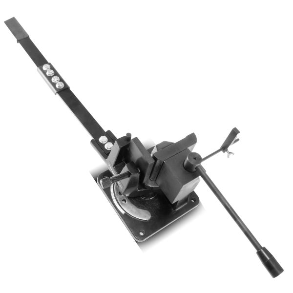 Metallbiegemaschine mit Hebel und Schraubstock