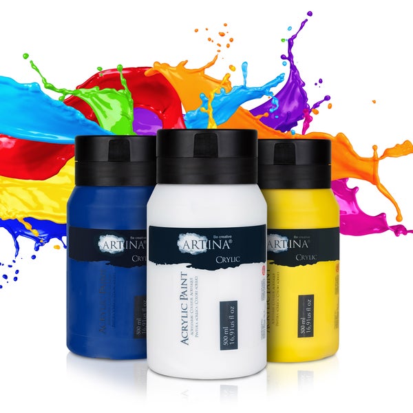 Artina Crylic Acrylfarbe 500ml (6tlg)