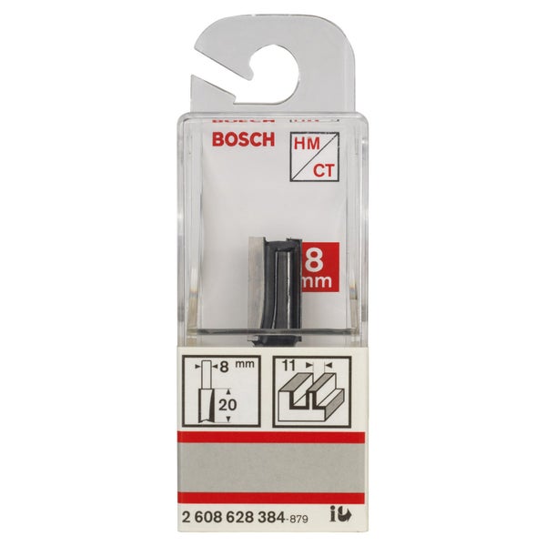 Bosch Nutfräser Standard for Wood 8 mm D1 11 mm L 20 mm G 51 mm - 2608628384