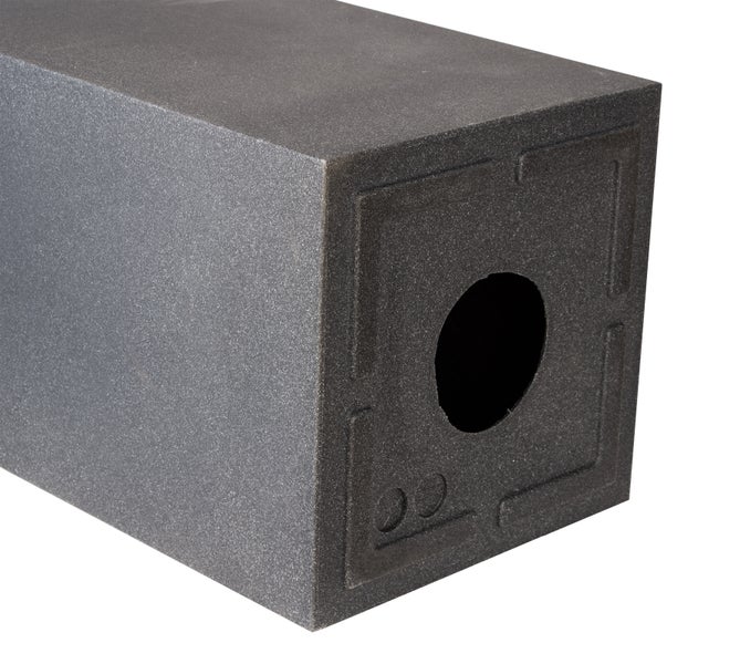 BigDean Pflanzsäule in Stein-Optik - 80 x 30 x 30 cm - hoher Pflanzkübel in Anthrazit - Säule mit glatter Oberfläche - für Innen & Außen - frostsicher