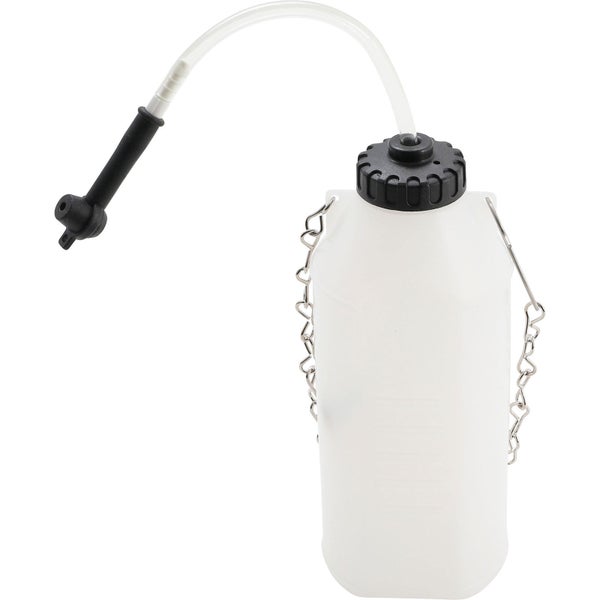 Kunststoff Sprühflasche mit Schlauch und Metallkette zum Aufhängen