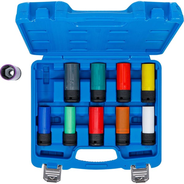 Blaue Werkzeugkiste der Marke BGS