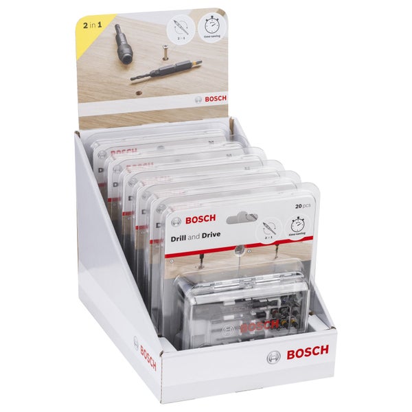 Bosch Drill and Drive Bit Set in Verkaufsverpackung