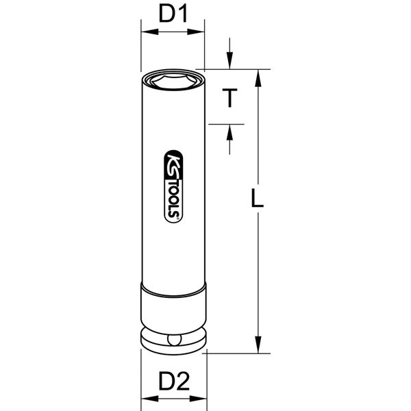 Steckschlüsseleinsatz Nahaufnahme