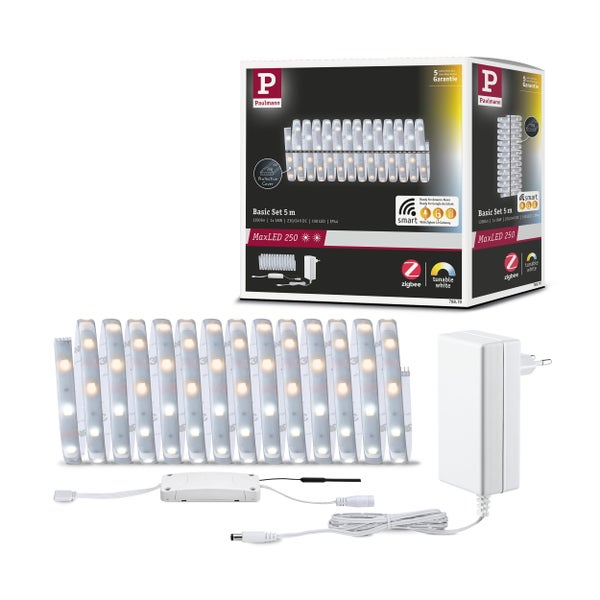 Drei Paulmann G9 LED Leuchtmittel 4,6 Watt mit warmweißer Lichtfarbe und Verpackung