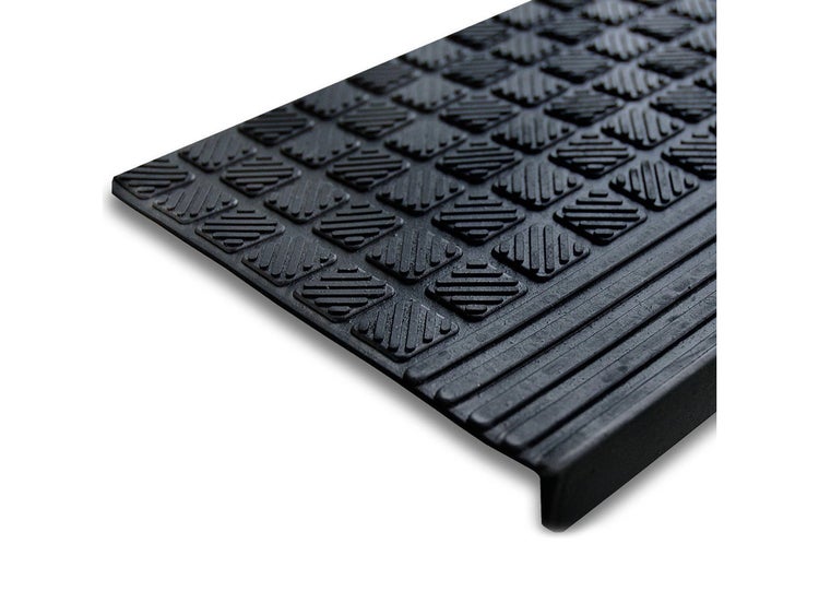 FLOORDIREKT Gummi-Stufenmatte Diamond - für den Außenbereich - 30 x 90 cm