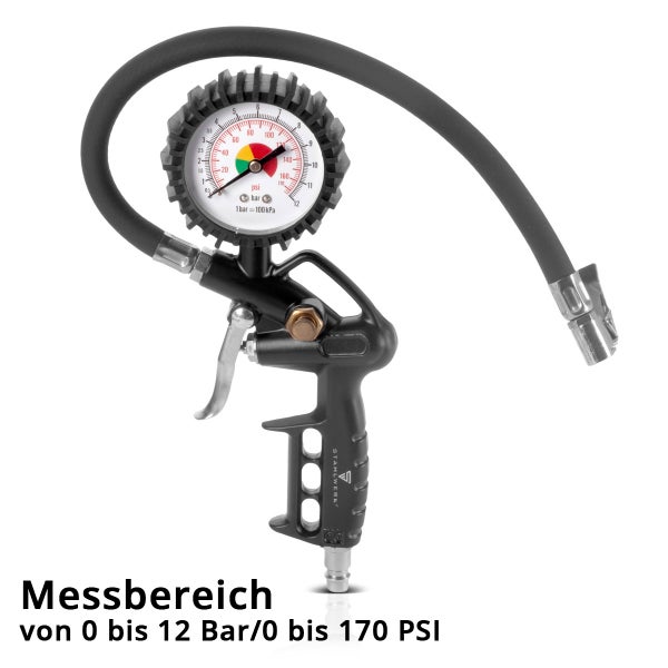 STAHLWERK Druckluftset 5-teilig |Druckluftwerkzeug inklusive Lackierpistole