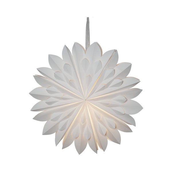 Weihnachtsstern aus Papier zum Aufhängen