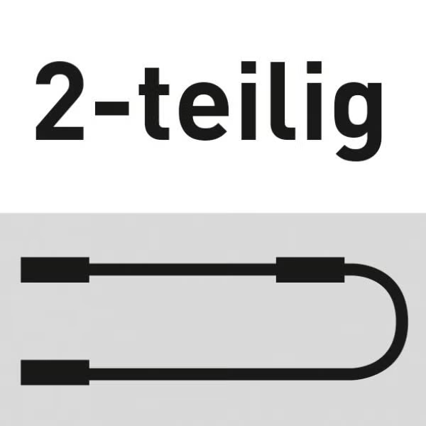 Symbol für ein zweiteiliges Set bestehend aus zwei Komponenten