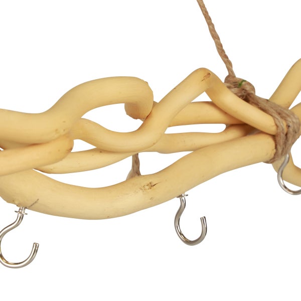 Kletterbaum aus Holz mit Haken für Vogelkäfige