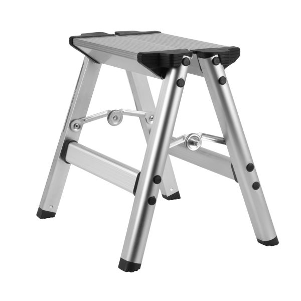 Klapptritt KT-1 ST mit 120 kg Tragkraft Aluminium-Leiter Klappleiter