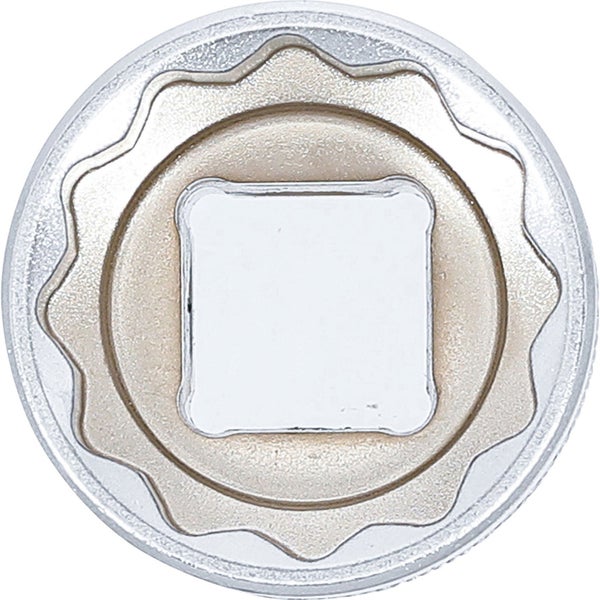 BGS Steckschlüssel-Einsatz Zwölfkant Antrieb Innenvierkant 12,5 mm (1/2) SW 24 mm - 10644