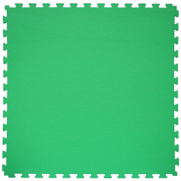 360x180 XL Trainingsmatte mit Rand - 8er Set 90x90 Bodenmatte Grün
