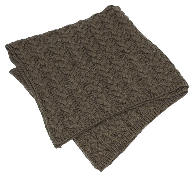 FRANK FLECHTWAREN | Kuscheldecke Mocca, POLYACRYL, 127 x 152 cm