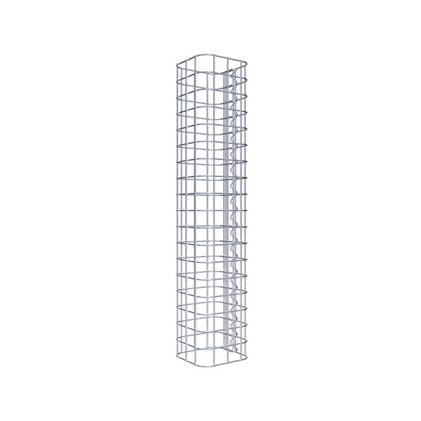 Gabionensäule 17 x 17 cm, MW 5 x 5 cm eckig - Höhe: 0,90 m