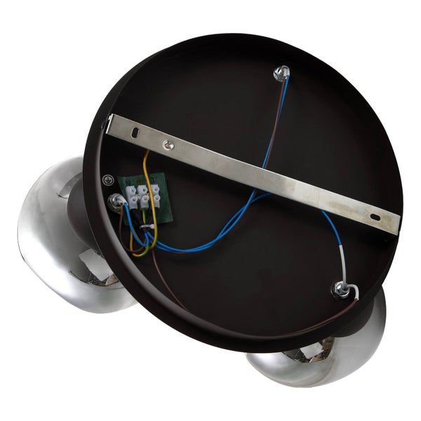 Deckenleuchte mit interner Verkabelung und Montagevorrichtung