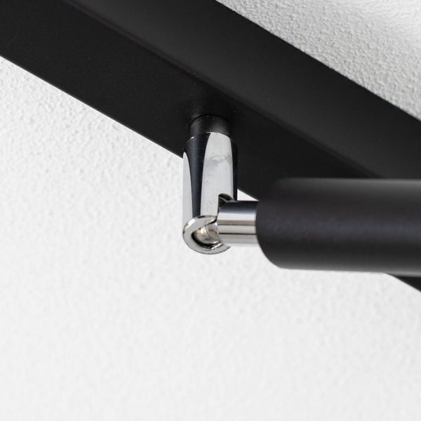 Euluna Strahler Nicanor in Schwarz aus Metall (2 flammig, G9) - Deckenlampe Deckenleuchte Lampe Spot Wohnzimmerleuchte