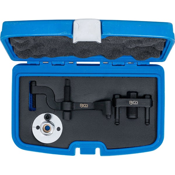 BGS Technic Nockenwellen Arretierwerkzeug in blauem Koffer