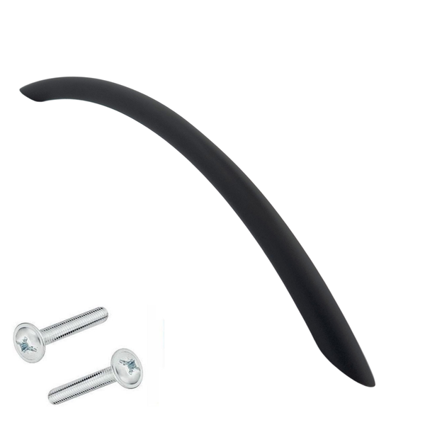 Möbelgriff aus Metall mit Schrauben