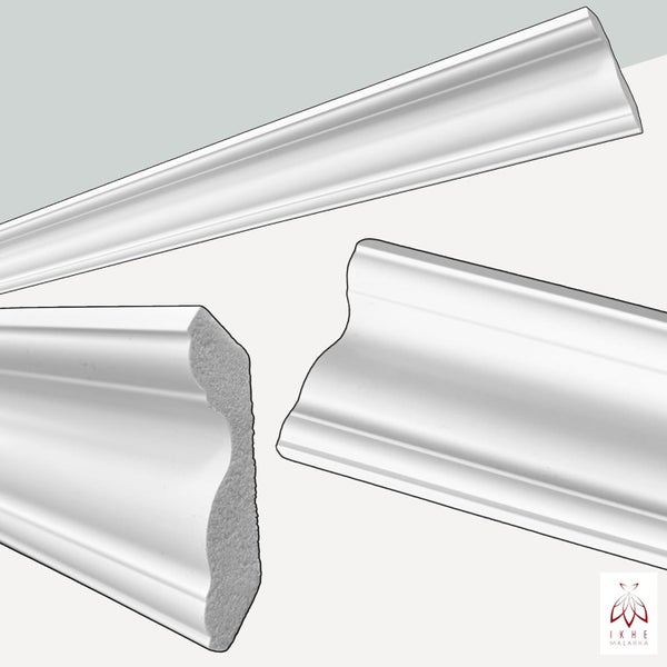 Zierleisten aus Polystyrol im Detail