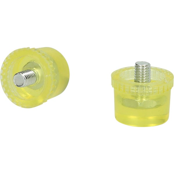 Zwei Schonhämmer mit Kunststoffkopf und Gewindeeinsatz