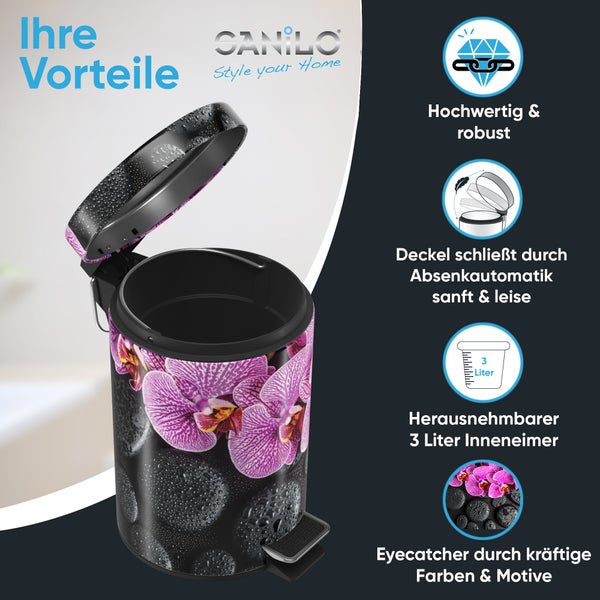 Sanilo Kosmetikeimer 3L mit Absenkautomatik Madeira