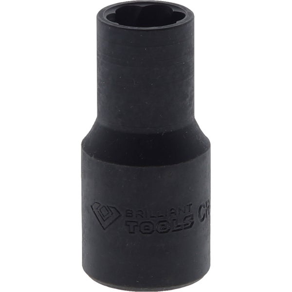 BRILLIANT TOOLS 1/2 Spiral-Profil-Stecknuss 12 mm - BT026003