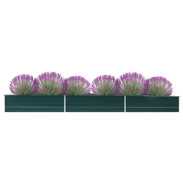 Hochbeet mit Zierlauchpflanzen