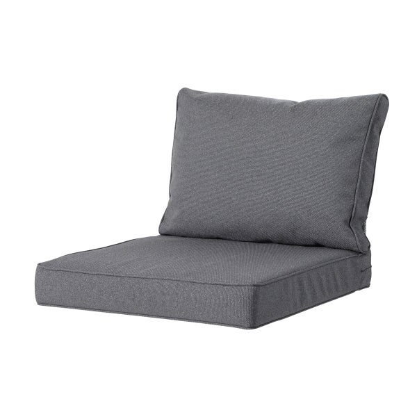 Lounge Profi-Line Manchester grau - ca. 40x60 cm - 2er-Set
