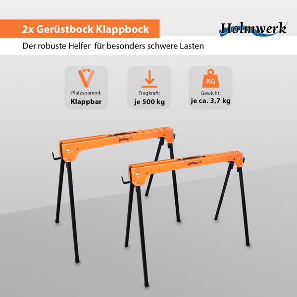 Zwei Gerüstböcke Klappböcke von Holmwerk