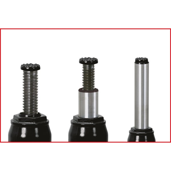 Drei Auto-Wagenheber zur Fahrzeugreparatur