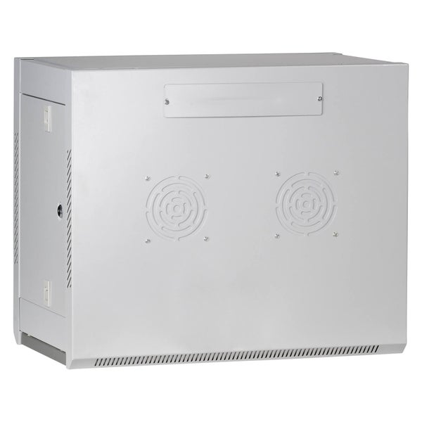 ProfiPatch Netzwerkschrank Wandgehäuse 19 Zoll 6HE montiert Tiefe 500mm grau