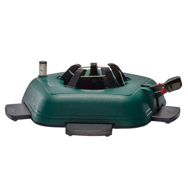 Weihnachtsbaumständer mit Hebeltechnik und Füllstandsanzeige