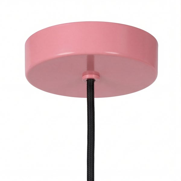 Deckenbaldachin mit Textilkabel für Pendelleuchte