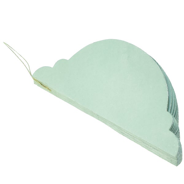 Stapel Wolkenanhänger mit Faden zum Aufhängen