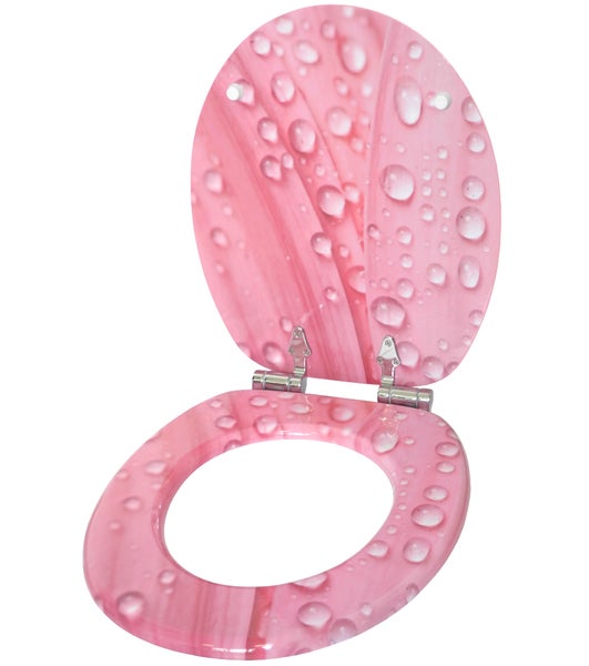 WC-Sitz mit Absenkautomatik Pink Flower