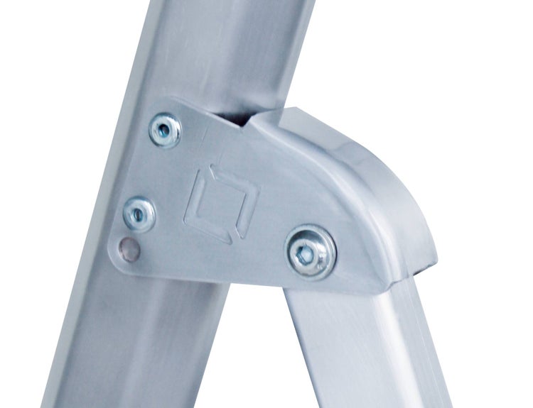 PROREGAL ML Stufen-Stehleiter Einseitig Begehbar Aluminium Eloxiert 3 Stufen