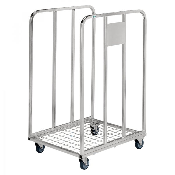 Transportwagen aus Metall mit Rollen