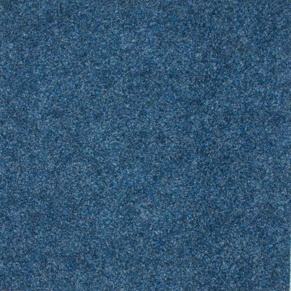 Selbstliegende Teppichfliesen für Messe und Büro Nadelfilz Teppich Fliesen blau 50x50 cm Nadelvlies Teppichboden als Fliesen ideal als Messeboden
