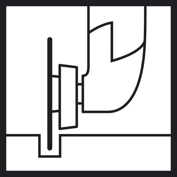 Symbol für Fahnenbefestigung