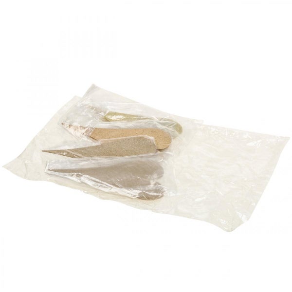 Keile in transparenter Verpackung