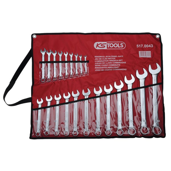 KS TOOLS Ringmaulschlüssel-Satz abgewinkelt 21tlg. 6 - 32 mm - 517.0043