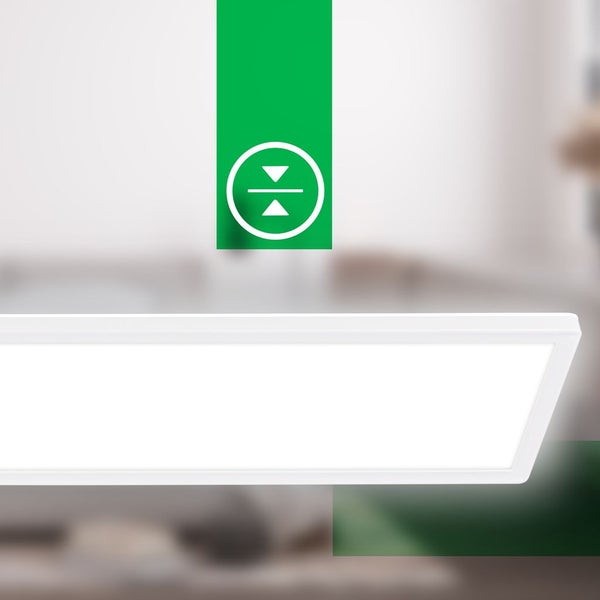 LED Deckenlampe 98cm Deckenleuchte LED Panel Effizienzklasse A Flach Backlight