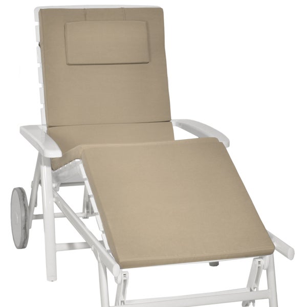 Beautissu Loft RL Rollliegenauflage 200x60x5cm Natur